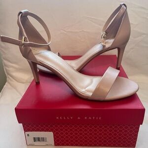 Elly & katie light pink heels